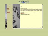 euro-advo.org Webseite Vorschau