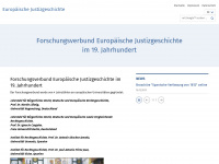europaeischejustizgeschichte.com Webseite Vorschau