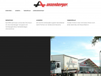 anzenberger.de Webseite Vorschau