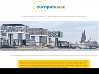 europabusse.de Webseite Vorschau