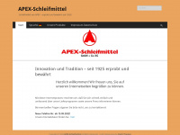 apex-schleifmittel.de Webseite Vorschau