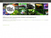 aquarienverein-ansbach.de Webseite Vorschau