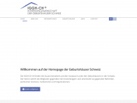 geburtshaus.ch Webseite Vorschau