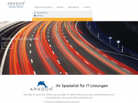 aragon.de Webseite Vorschau
