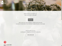 saras-galerie.de Webseite Vorschau