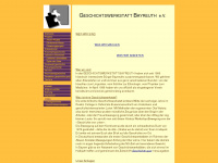 geschichtswerkstatt-bayreuth.de Webseite Vorschau