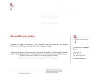 archilab.de Webseite Vorschau