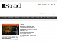 thestrad.com Webseite Vorschau