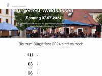 buergerfest-waldsassen.de Webseite Vorschau