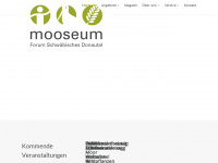 mooseum.net Webseite Vorschau