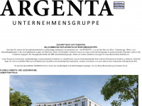 argenta.de Webseite Vorschau