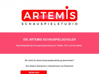 artemis-theater.de Webseite Vorschau