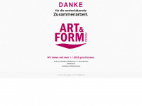 art-form-design.de Webseite Vorschau