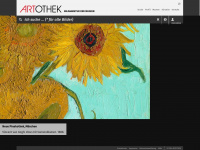 artothek.de Webseite Vorschau