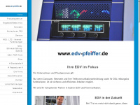 edv-pfeiffer.de Webseite Vorschau