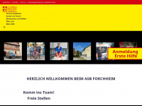 asb-forchheim.de Webseite Vorschau