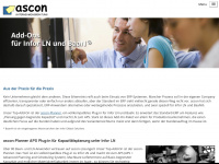 ascon-ub.de Webseite Vorschau