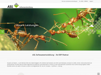 asl-softwareentwicklung.de Webseite Vorschau