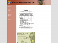 musikverein-waltenhausen.de Webseite Vorschau