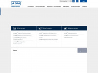asm-sensor.com Webseite Vorschau