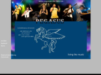 pegasus-die-band.de Webseite Vorschau