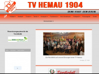 tv-hemau.de Webseite Vorschau