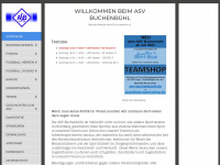 asv-buchenbuehl.de Webseite Vorschau