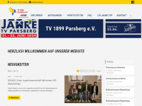 tvparsberg.de Webseite Vorschau