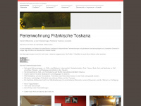 fewo-fraenkische-toskana.de Webseite Vorschau
