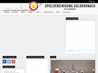 spvgg-goldkronach.com Webseite Vorschau