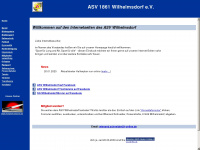 asvwilhelmsdorf.info Webseite Vorschau