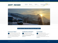 zepf-reisen.de Webseite Vorschau
