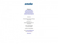amaka.de Webseite Vorschau