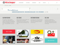 atzinger.net Webseite Vorschau