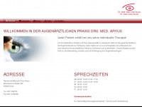 drs-aryus.de Webseite Vorschau