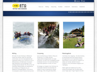 raftingcanyoning.com Webseite Vorschau