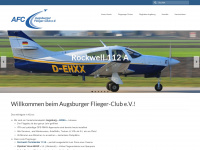 augsburger-flieger-club.de Webseite Vorschau