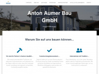 aumerbau.com Webseite Vorschau