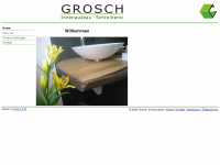 grosch-innenausbau.de Webseite Vorschau
