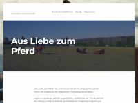 aus-liebe-zum-pferd.de Webseite Vorschau