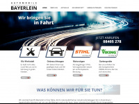 auto-bayerlein.de Webseite Vorschau