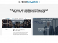 intersearch.de Webseite Vorschau