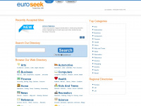 euroseek.com Webseite Vorschau