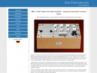 beck-elektroakustik.com Webseite Vorschau