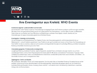 who-events.de Webseite Vorschau