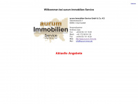 aurum-immo.de Webseite Vorschau