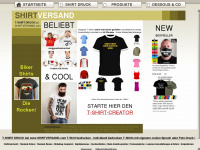 shirtversand.com Webseite Vorschau