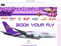 thai-ticket.de Webseite Vorschau