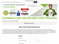 bank-kredite.net Webseite Vorschau
