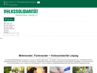 volkssolidaritaet-leipzig.de Webseite Vorschau